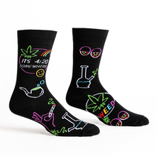 Load image into Gallery viewer, It's 4:20 Somewhere - Men's Crew Socks - Sock It To Me