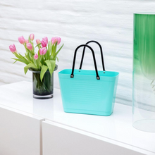 Load image into Gallery viewer, Small Hinza Bag 'Aqua' - Green Plastic