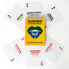 Load image into Gallery viewer, Aussi Slang Language Playing Cards - Lingo