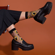 Load image into Gallery viewer, A-mew-sing - Women's Sheer Crew Socks - Sock It To Me