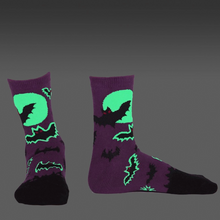 Load image into Gallery viewer, Batnado (Glow In The Dark) - Youth Crew (Ages 3-6) - Sock It To Me