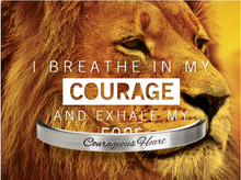 Load image into Gallery viewer, WHD Cuff - Courage Heart