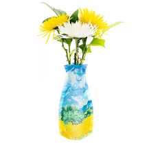 Load image into Gallery viewer, Van Gogh Wheat Field with Cypresses - Modgy Expandable Vase