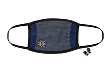 Load image into Gallery viewer, Sock it to Me - Face Mask: Indigo Blue (Youth)