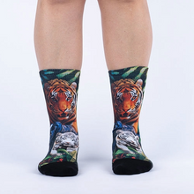 Load image into Gallery viewer, Eye of the Tiger - Performance Crew Socks - Sock It To Me