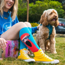Load image into Gallery viewer, Ready to Flamingle - Women's Knee High Socks - Sock It To Me