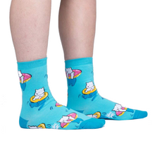 Load image into Gallery viewer, Hangin' Meowt - Women's Crew Socks - Sock It To Me