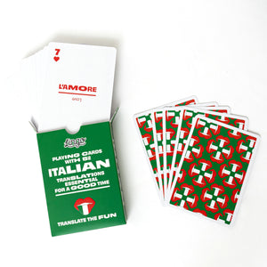 Italian Language Playing Cards - Lingo