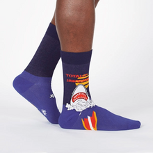 Load image into Gallery viewer, Totally Jawsome! - Men's Crew Socks - Sock It To Me