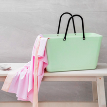 Load image into Gallery viewer, Large Hinza Bag 'Light Green' - Green Plastic