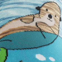Load image into Gallery viewer, Plays Well With Otters (Space Dye) - Men's Crew Socks - Sock It To Me