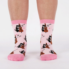 Load image into Gallery viewer, Mewsic to My Ears - Women's Crew Socks - Sock It To Me