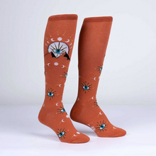 Load image into Gallery viewer, Mystic Mountain (Glow In The Dark) - Women's Knee High Socks - Sock It To Me