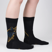 Load image into Gallery viewer, Night Cat - Men's Crew Socks - Sock It To Me