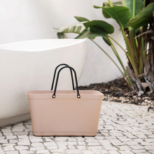 Load image into Gallery viewer, Large Hinza Bag 'Nougat' - Green Plastic