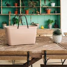 Load image into Gallery viewer, Large Hinza Bag 'Nougat' - Green Plastic