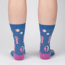 Load image into Gallery viewer, One Fine Sea Equine - Women's 'Shimmer' Crew Socks - Sock It To Me