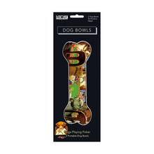 Load image into Gallery viewer, Cassius Marcellus Coolidge Dogs Playing Poker - Modgy Portable Dog Bowl (2pk)