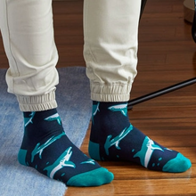 Load image into Gallery viewer, Shark Attack - Men's Crew Socks - Sock It To Me
