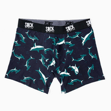 Load image into Gallery viewer, Shark Attack (Small) - Men's Boxers - Sock It To Me