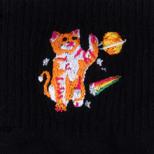 Load image into Gallery viewer, Space Cats - Quarter Socks - Sock It To Me