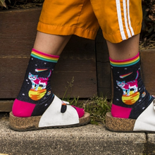 Load image into Gallery viewer, Space Cats - Women's Crew Socks - Sock It To Me