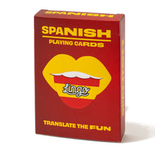 Load image into Gallery viewer, Spanish Language Playing Cards - Lingo
