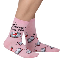 Load image into Gallery viewer, Spicy Book - Women's Crew Socks - Sock It To Me