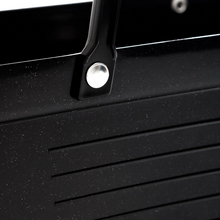 Load image into Gallery viewer, Large Black 'Starry Night' Hinza Bag - Green Plastic