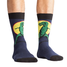 Load image into Gallery viewer, T-Rex - Men's Crew Socks - Sock It To Me