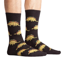 Load image into Gallery viewer, Tacosaurus - Men's Crew Socks - Sock It To Me