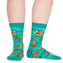 Load image into Gallery viewer, Tiki Toes - Women's Crew Socks - Sock It To Me