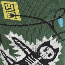 Load image into Gallery viewer, Eating Lights (Glow In The Dark) - Men's Crew Socks - Sock It To Me (Christmas)