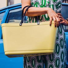 Load image into Gallery viewer, Large Hinza Bag 'Lemon' - Green Plastic