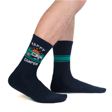 Load image into Gallery viewer, Happy Camper - Athletic Ribbed Men's Crew Socks - Sock It To Me