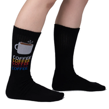 Load image into Gallery viewer, Hello Darkness My Old Friend - Athletic Ribbed Men's Crew Socks - Sock It To Me