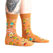 Load image into Gallery viewer, Dont Worry Be Hoppy - Men's Crew Socks - Sock It To Me