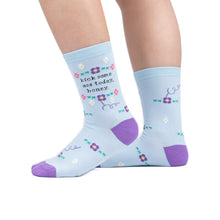 Load image into Gallery viewer, Kick Some Ass Today - Women's Crew Socks - Sock It To Me