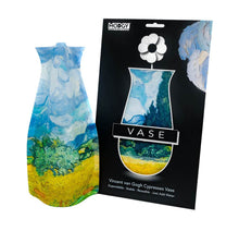 Load image into Gallery viewer, Van Gogh Wheat Field with Cypresses - Modgy Expandable Vase