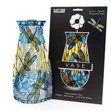 Load image into Gallery viewer, Louis C. Tiffany Dragonfly - Modgy Expandable Vase