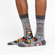 Load image into Gallery viewer, Genius at Work - Men's Crew Socks - Sock It To Me