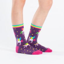 Load image into Gallery viewer, Winging It - Youth Crew Socks Ages 3-6 - Sock It To Me