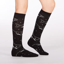 Load image into Gallery viewer, Stellar Whales - Kids Knee High Socks - Sock It To Me