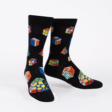 Load image into Gallery viewer, Puzzle Box - Men's Crew Socks - Sock It To Me