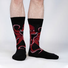 Load image into Gallery viewer, Octive Reader Black - Men's Crew Socks - Sock It To Me