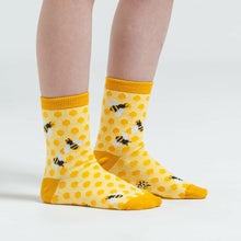 Load image into Gallery viewer, Bees Knees Kids Crew Socks Pack of 3 - Sock It To Me