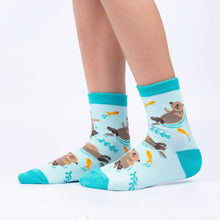 Load image into Gallery viewer, My Otter Half Kids Crew Socks Pack of 3 - Sock It To Me