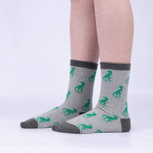 Load image into Gallery viewer, Arch-eology Kids Glow In The Dark Crew Socks Pack of 3 - Sock It To Me