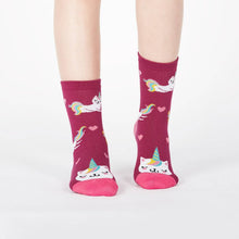 Load image into Gallery viewer, Look At Me Meow Kids Crew Socks Pack of 3 - Sock It To Me