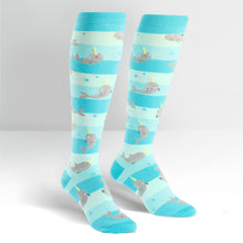 Load image into Gallery viewer, Unicorn Of The Sea - Women's Knee High Socks - Sock It To Me